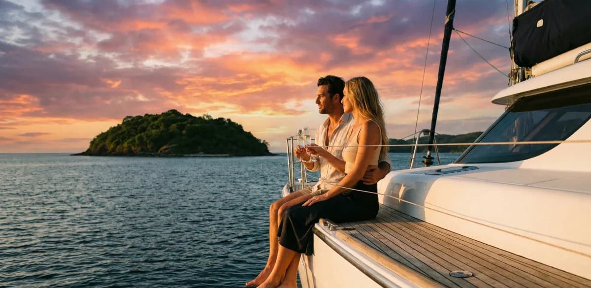 أفكار الذكرى السنوية الاحتفال بالحب على الماء