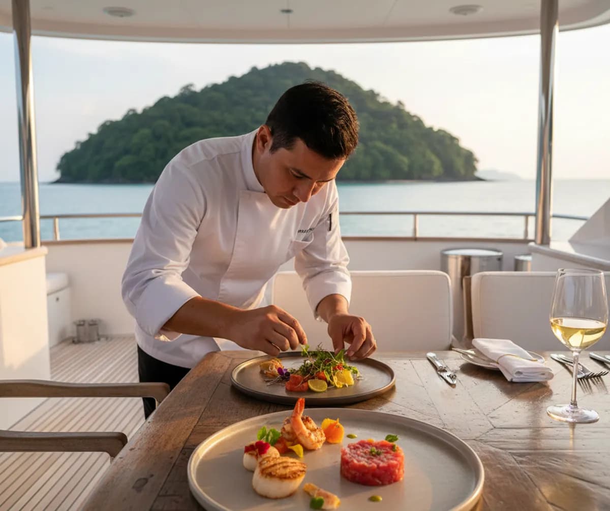 Private Chef on Board The VIP Experience