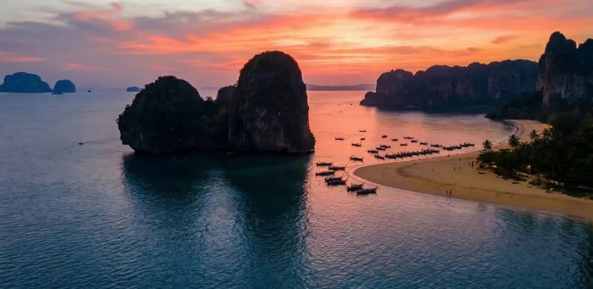 Пляж Райлей Посещение Краби на частной яхте