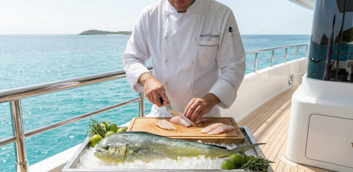 חוויות דיג טרי מים לשולחן על הסיפון